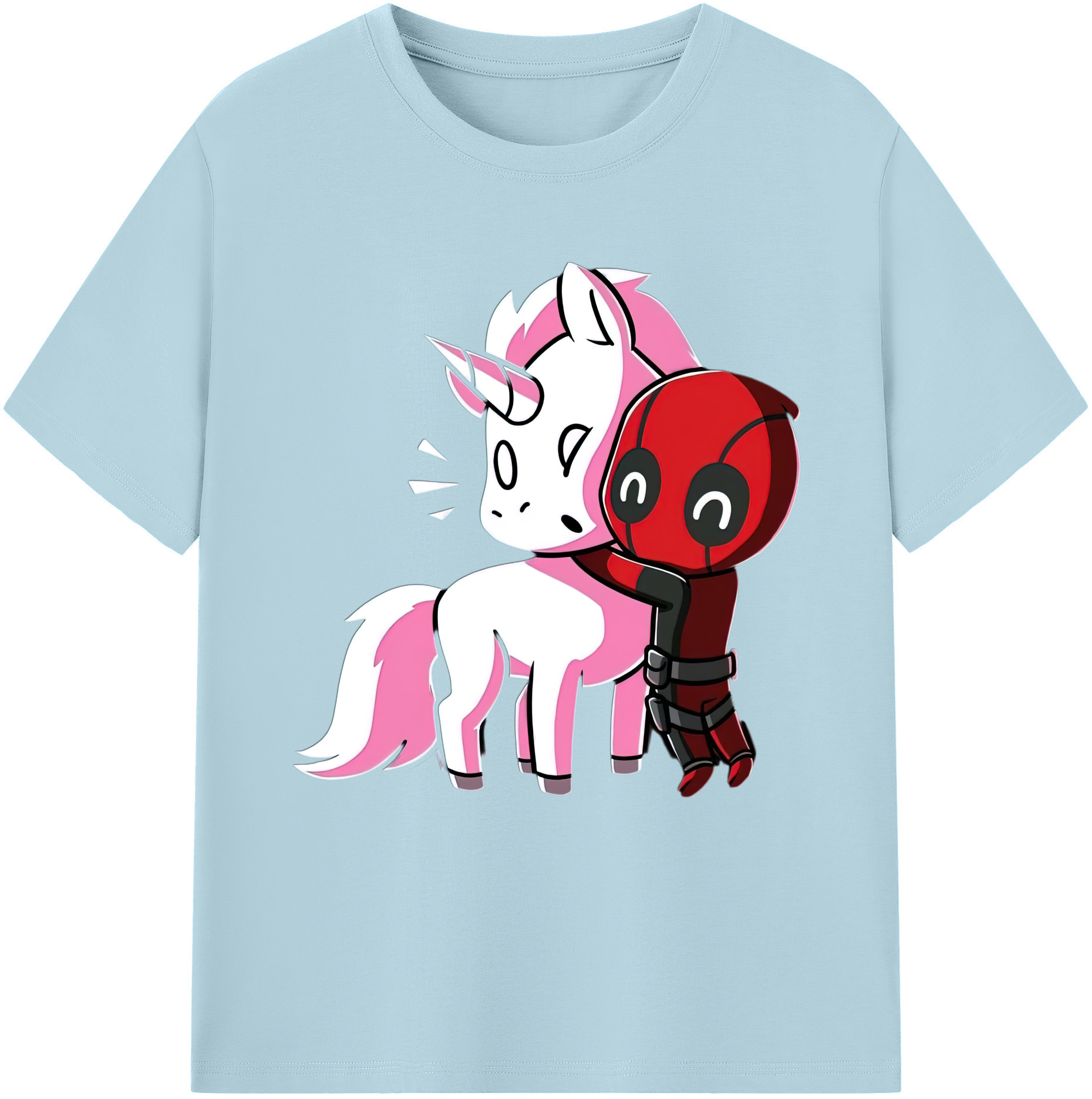 （画像用） Deadpool デッドプール 綿100％半袖Tシャツ（フロントプリント）